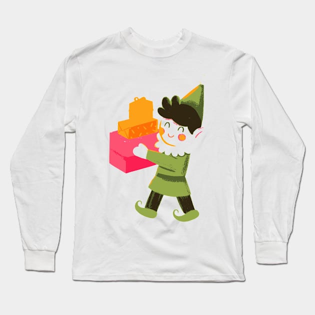 elf Long Sleeve T-Shirt by 1onekraft